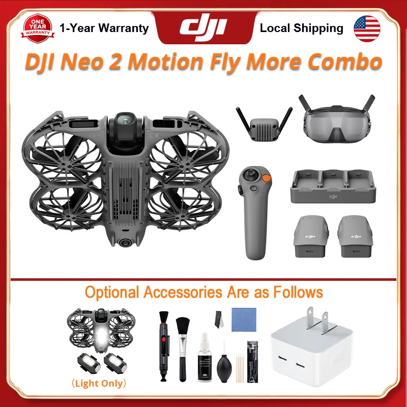 DJI Neo 2 Motion Fly More Comb - Drone Camera Vlog recension och pris
