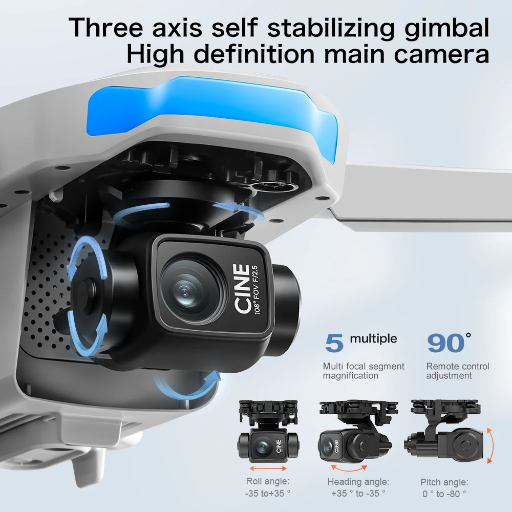Original S-X1 GPS Foldable RC  - Drone Camera With Gimbal recension och pris