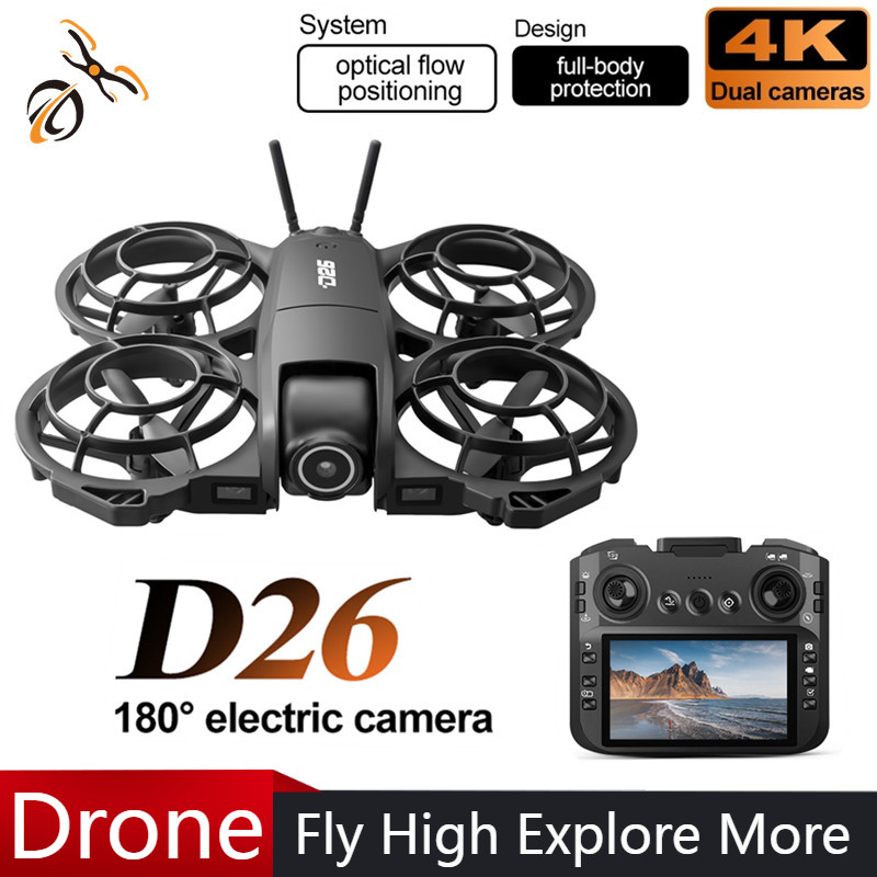 D26 Drone 4K Aerial HD 180° Ca - Drone Camera With Gimbal recension och pris