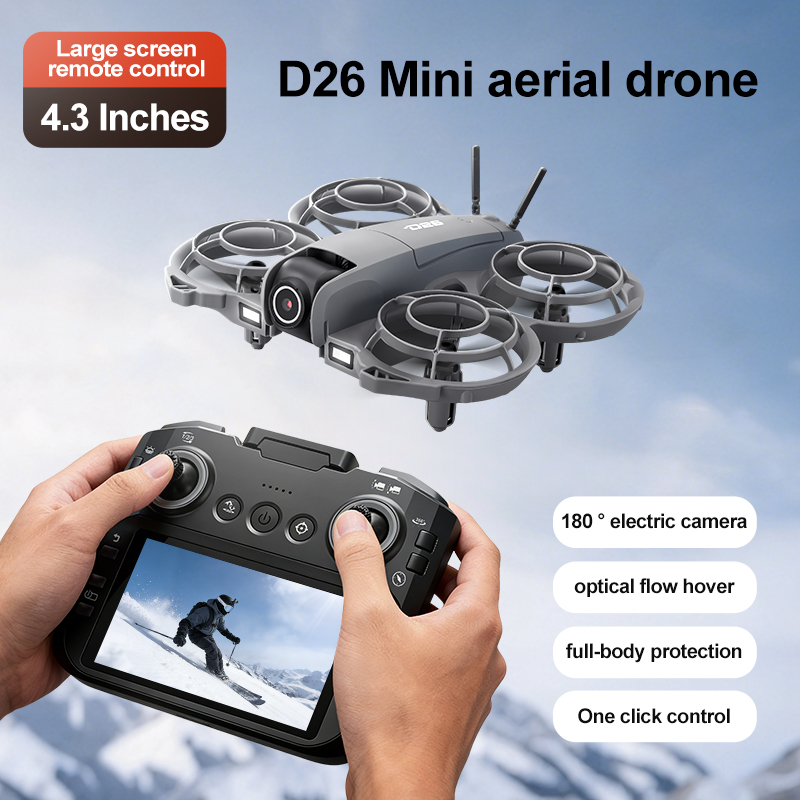 D26 Drone 4K Aerial HD 180° Ca - Drone Camera With Gimbal recension och pris