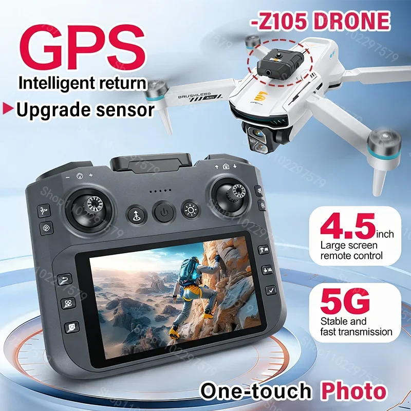 Z105 Drone RC Quadcopter with  - Drone Camera Vlog recension och pris