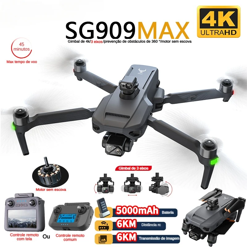 ZLL SG909 SG909MAX Professiona - Drone Camera With Gimbal recension och pris
